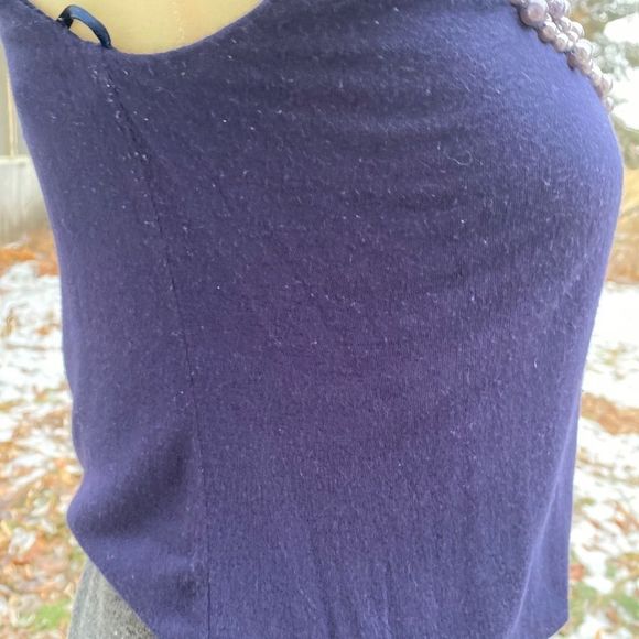 Y2K Urban Behaviour Mini Dress Beaded Scoop Jersey - Picture 10 of 13